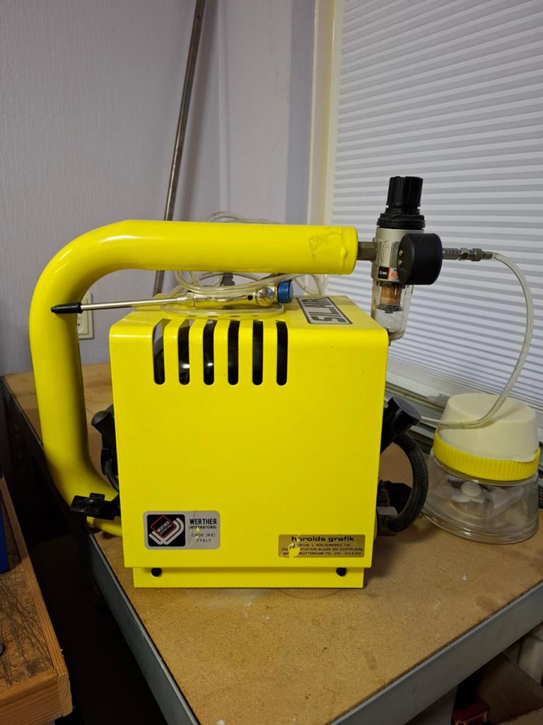 Werther Sil-air compressor, Doe-het-zelf en Verbouw, Compressors, Minder dan 25 liter, Ophalen, Minder dan 200 liter/min