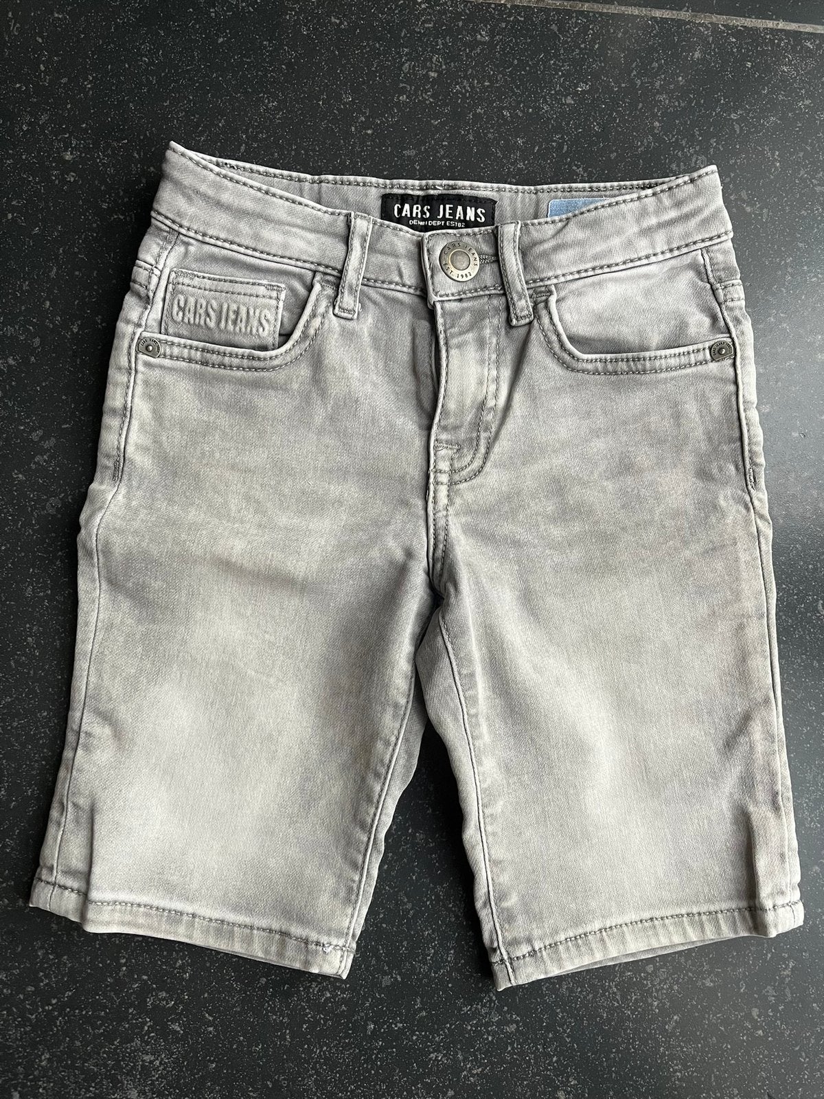 Jongens korte spijkerbroek / broek / short Cars Jeans mt 116, Ophalen of Verzenden, Gebruikt, Jongen, Broek