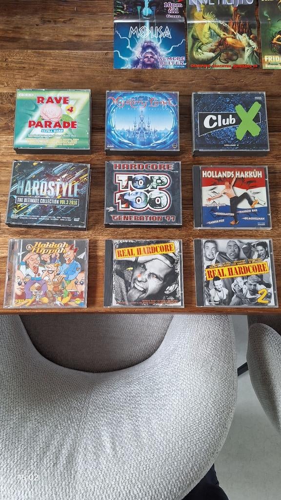 Hardcore CD collectie + flyers (unieke kans!), Cd's en Dvd's, Cd's | Dance en House, Ophalen of Verzenden, Gebruikt, Overige genres
