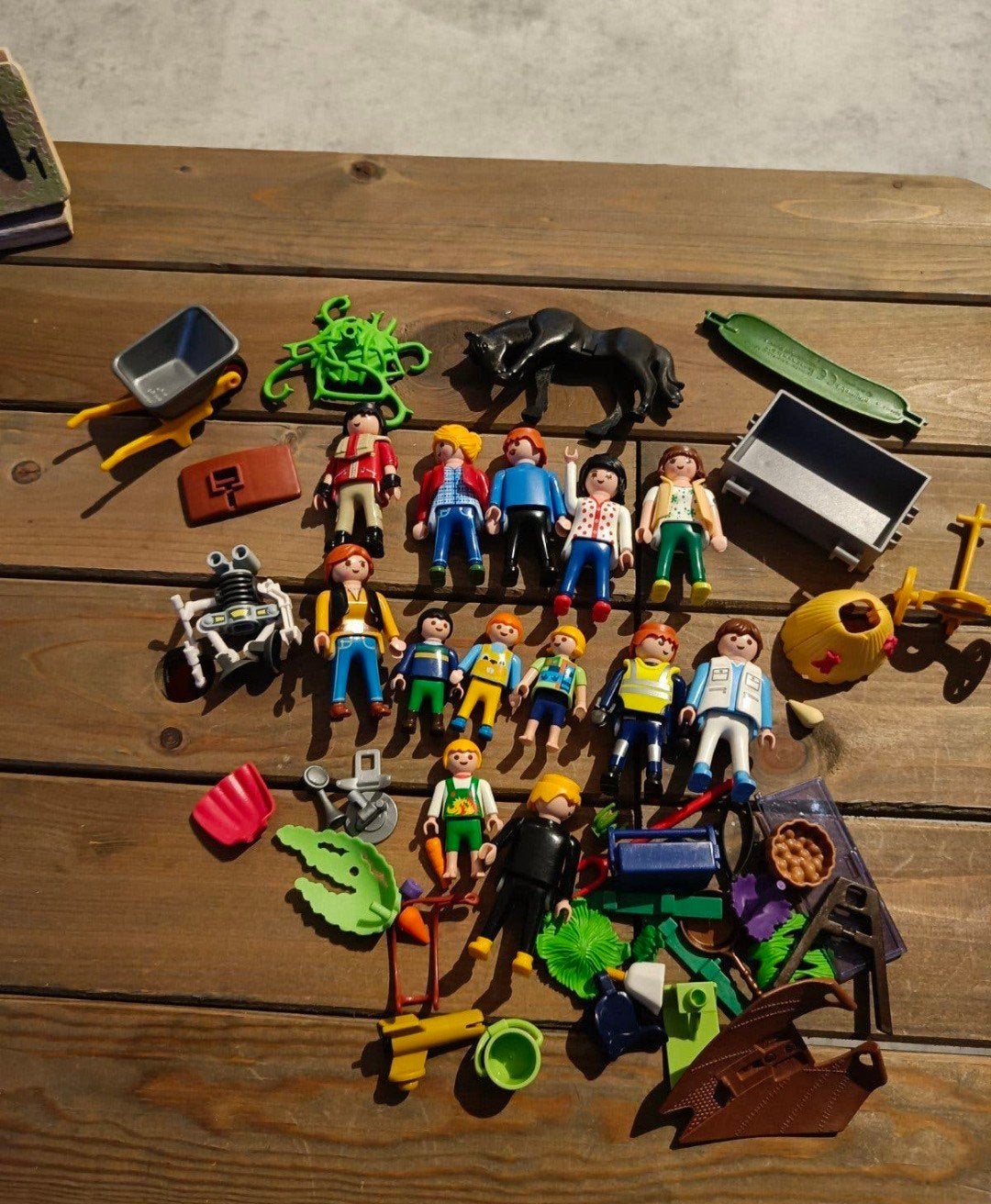 collectie playmobil poppetjes, coaching/familie opstelling, Ophalen of Verzenden, Zo goed als nieuw, Losse onderdelen, Figuren