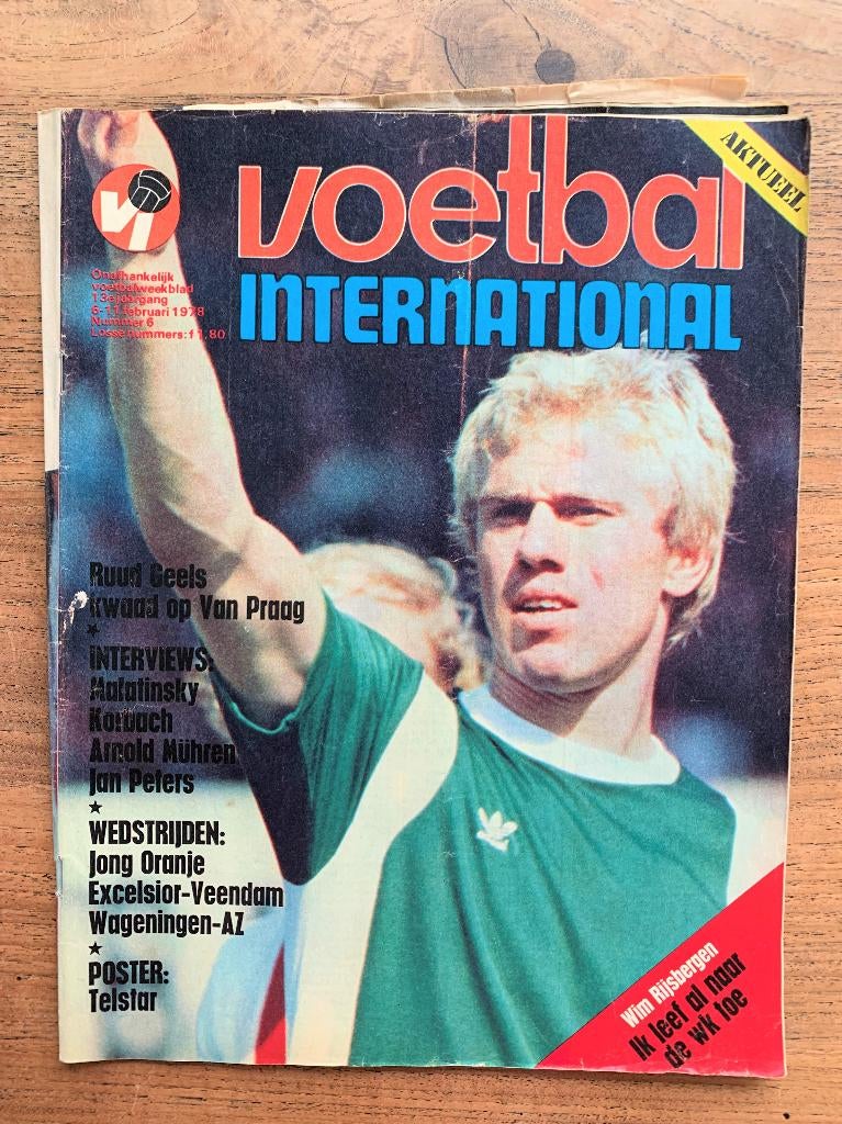 Voetbal International VI Div. tijdschriften uit 1978 / €1,50, Ophalen of Verzenden, Zo goed als nieuw, Ajax, Boek of Tijdschrift
