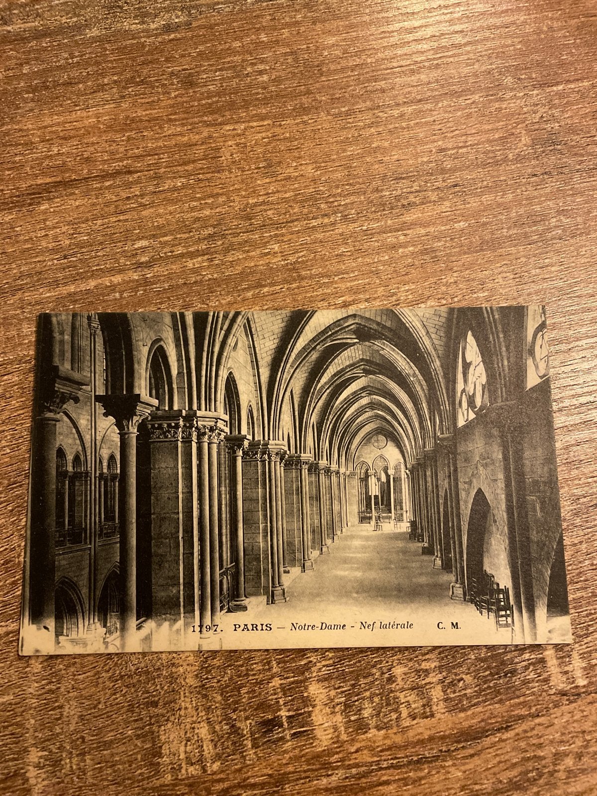 Oude Ansichtkaart Parijs - Notre-Dame - Nef laterale, Ophalen of Verzenden, Voor 1920, Ongelopen, Frankrijk