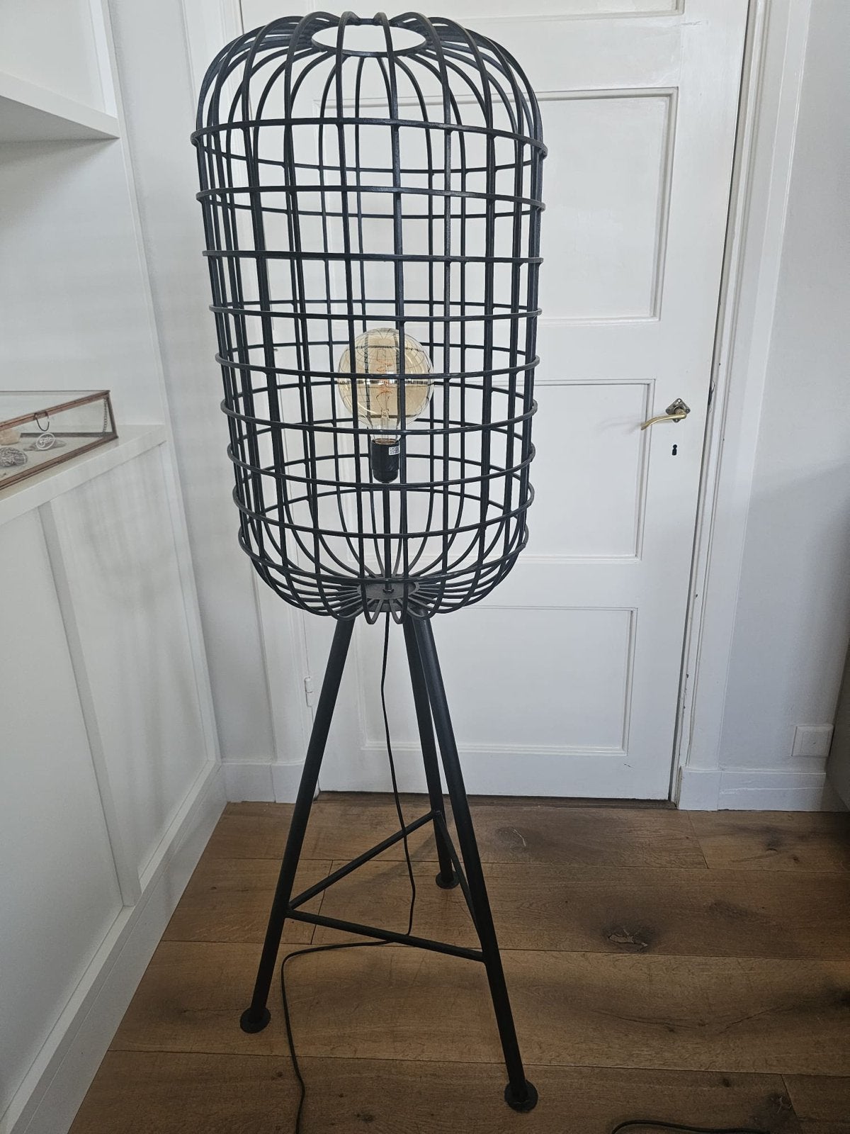 Be Pure Home Hurricane vloerlamp - Zwart metaal, Ophalen, Zo goed als nieuw, Metaal, 100 tot 150 cm