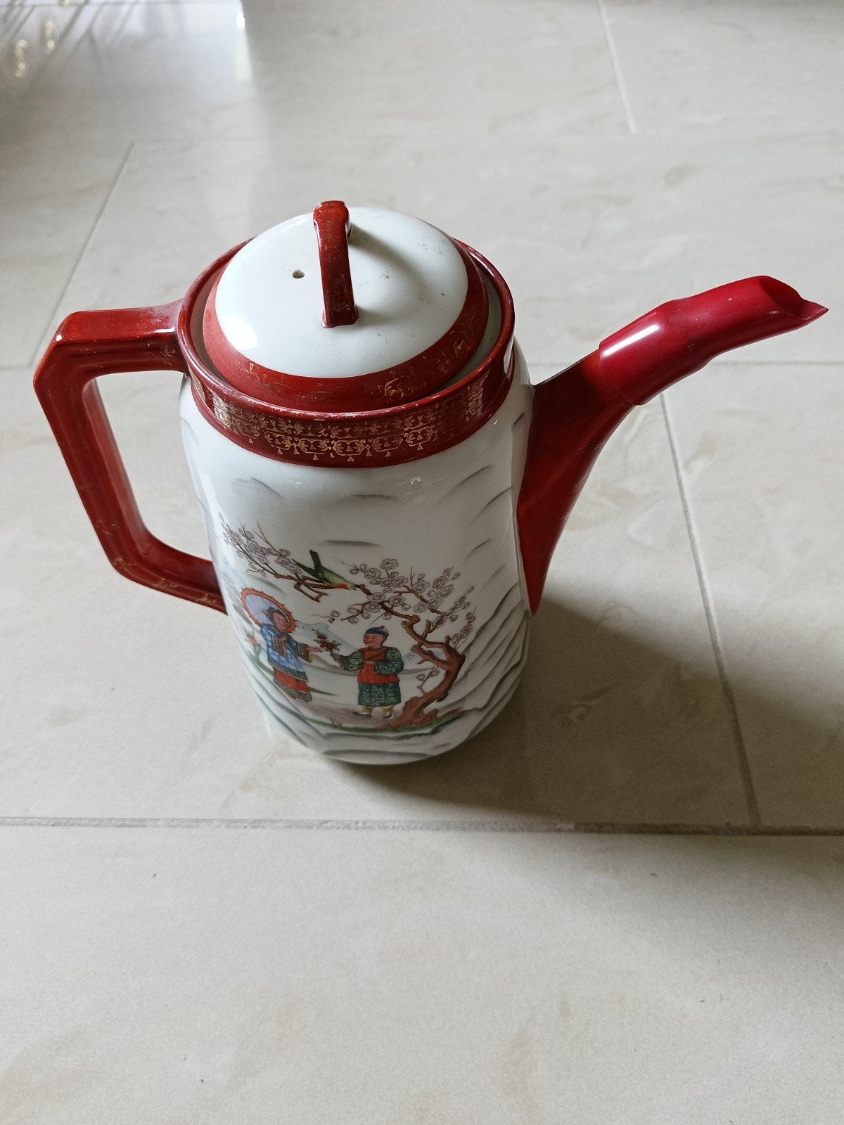 Vintage theepot, Ophalen of Verzenden