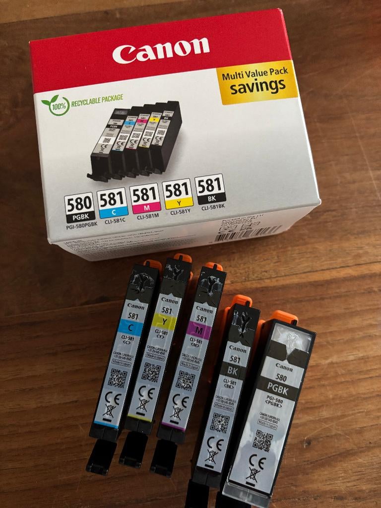 Canon cartridges, Computers en Software, Printerbenodigdheden, Zo goed als nieuw, Cartridge, Verzenden