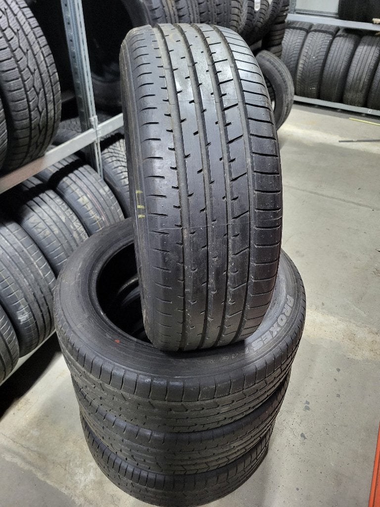 4 x 225/55/19 Toyo Proxes R46a 8mm ZGAN 300,- Incl montage, 19 inch, Gebruikt, Toyo, Toyo Europe