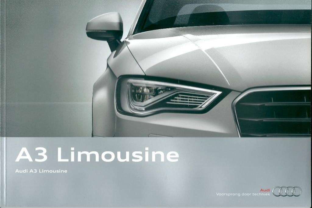 Brochure Audi A3 Limousine 2013, Ophalen of Verzenden, Gelezen, Audi