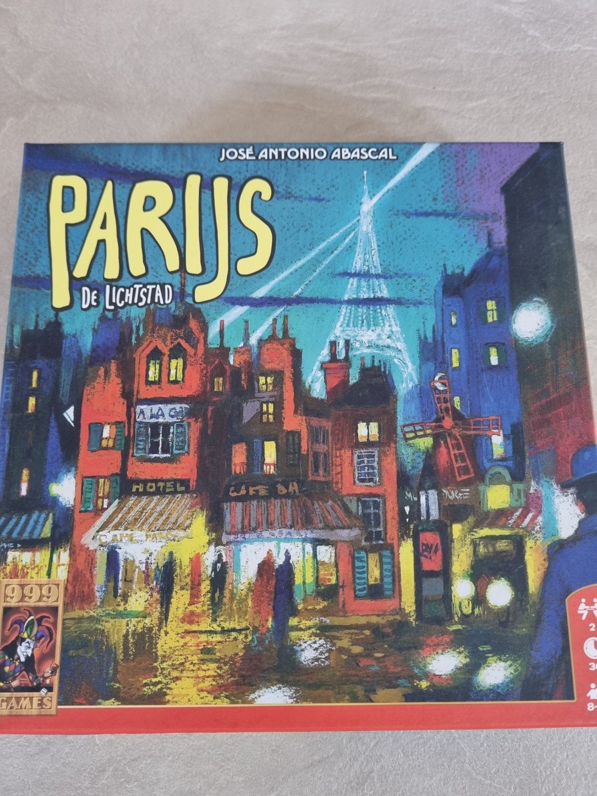 Parijs: De Lichtstad - Strategisch bordspel, Een of twee spelers, Ophalen of Verzenden, Zo goed als nieuw, 999 Games