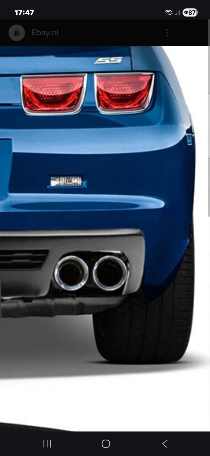 Diffuser camaro zl1 look, Ophalen of Verzenden, Nieuw, Voor, Bumper