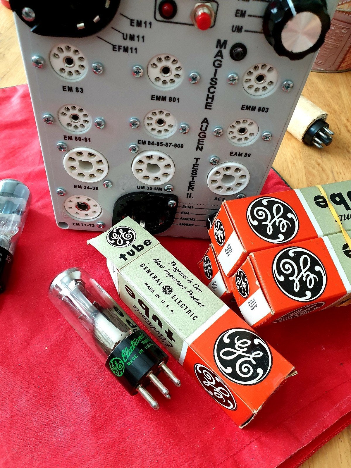 6U5 Radiobuizen Nieuw in Doos Getest General Electric, Antiek en Kunst, Ophalen of Verzenden