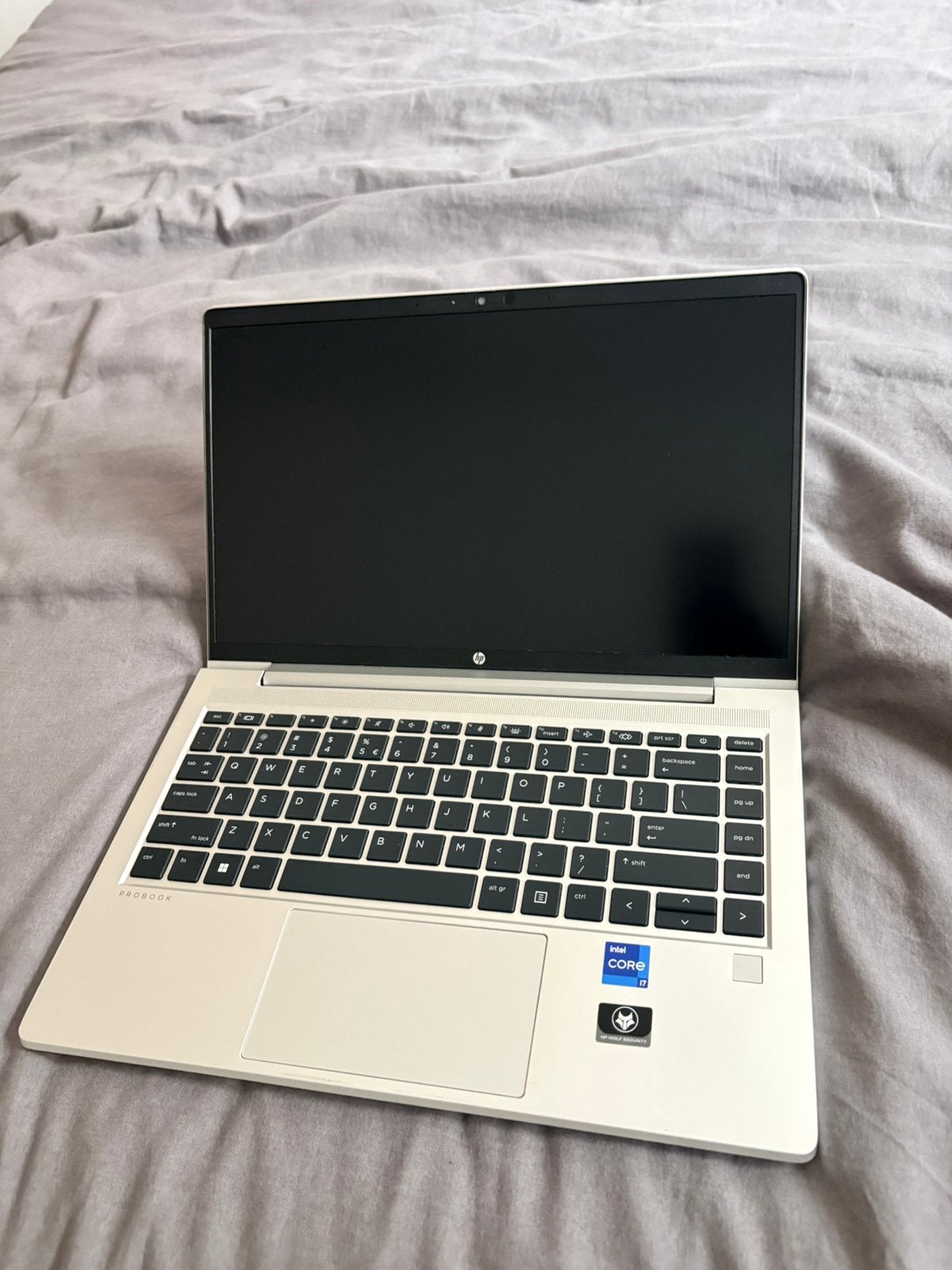 Hp Probook 440 G9 I7 12th gen 16GB ram, 256GB NVMe SSD, Gebruikt, 2 tot 3 Ghz, Qwerty, 14 inch
