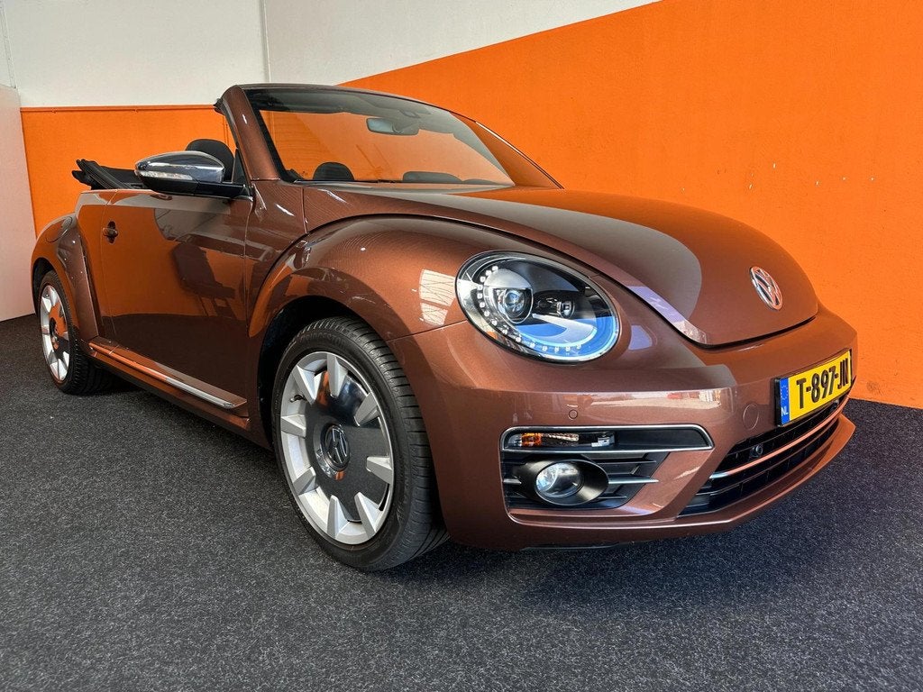 Volkswagen Beetle Cabriolet 1.4 Automaat DSG | Cabrio | Clim, Auto's, Volkswagen, Bedrijf, Te koop, Beetle (Kever), ABS, Airbags