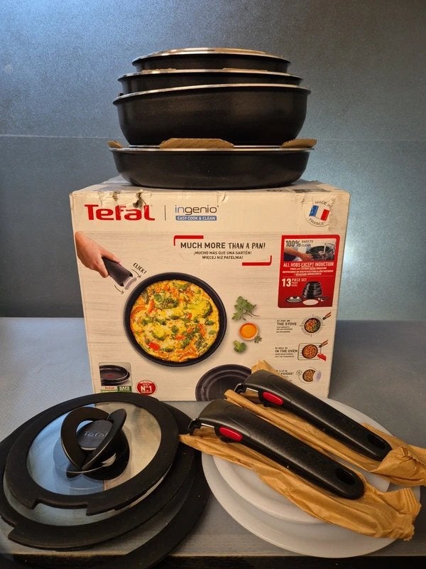 Tefal Ingenio Easy Cook and Clean Pannenset 13-delig, -, -, Pannenset, Ophalen of Verzenden