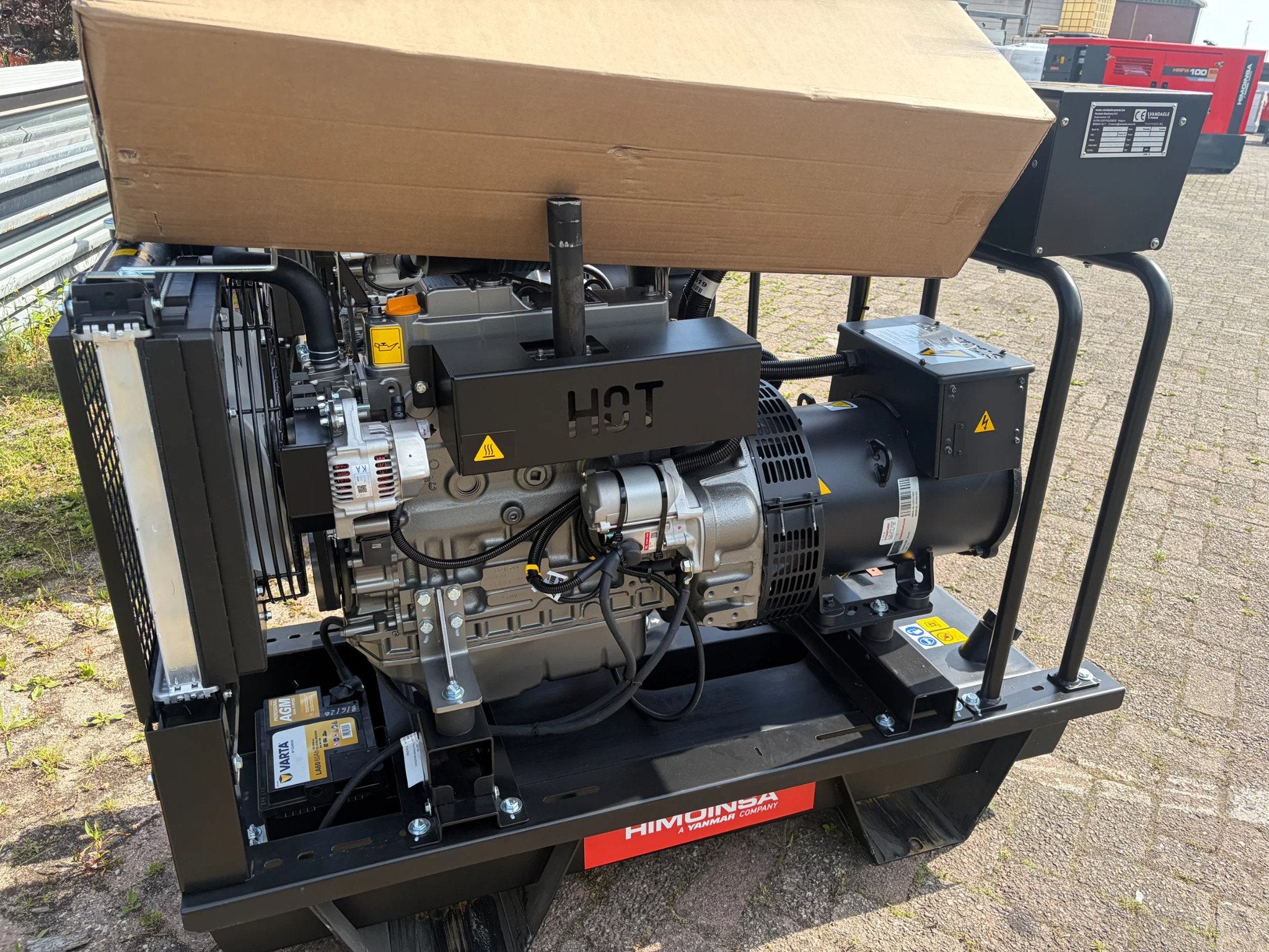 Yanmar stamford 20 25 kVA Stage 3/V aggregaat generatorset