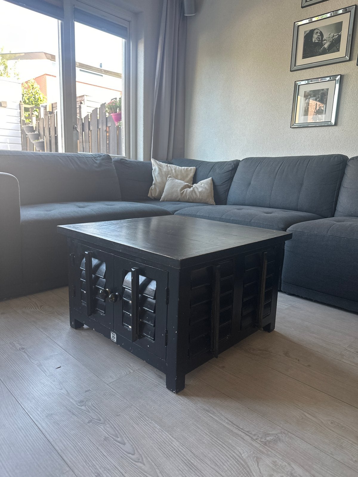 Salontafel Riviera Maison 70x70x45 cm, Ophalen, Gebruikt, Vierkant, 50 tot 100 cm