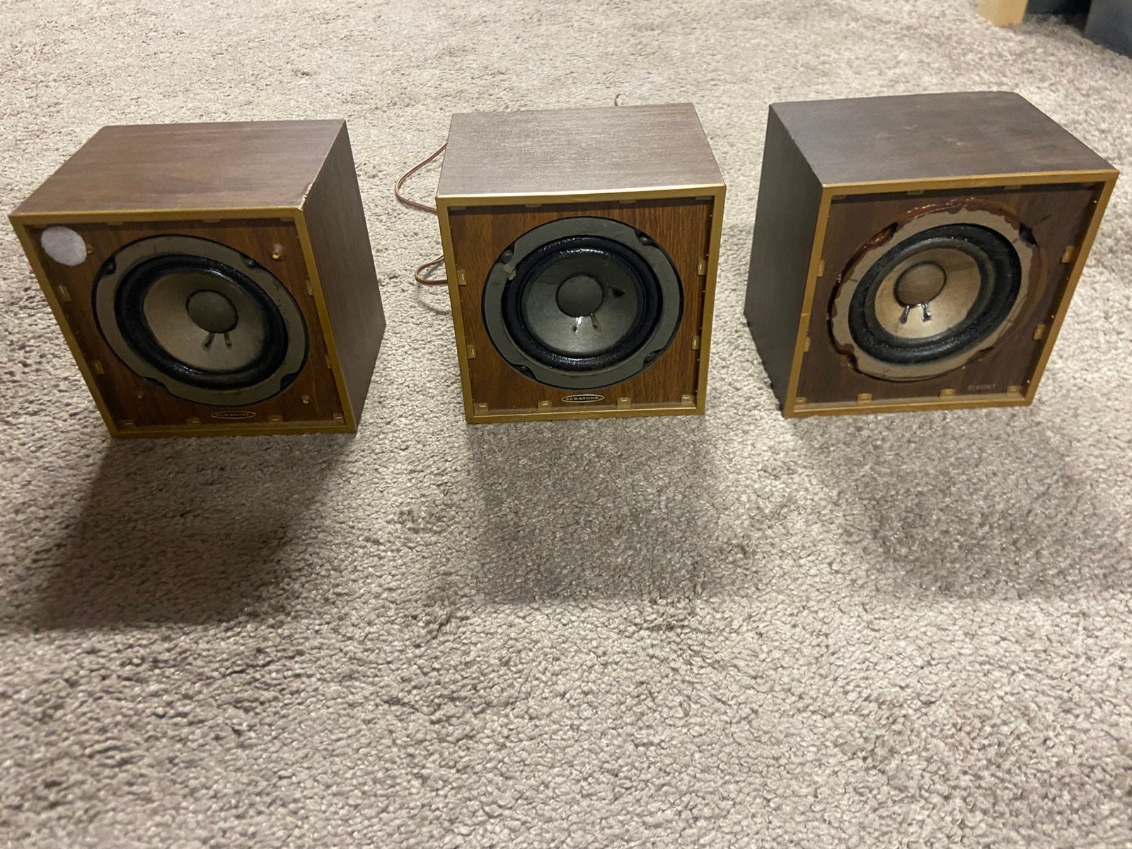 Auratone 5C Super Sound cube speakers, Audio, Tv en Foto, Luidsprekers, Ophalen of Verzenden, Zo goed als nieuw, Overige merken