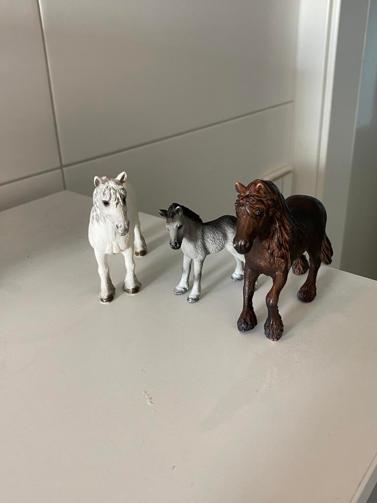 Schleich fell pony familie, Ophalen of Verzenden, Zo goed als nieuw