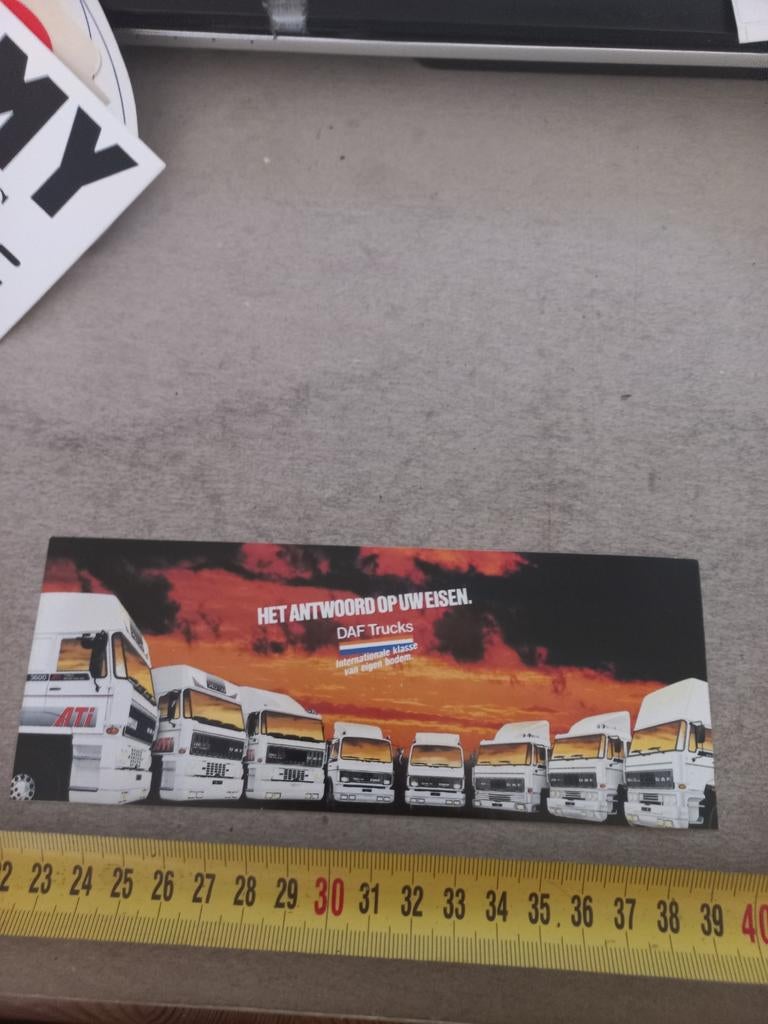 Het antwoordapparaat uw eisen daf trucks, Ophalen of Verzenden, Personenweegschaal, Minder dan 10 kg