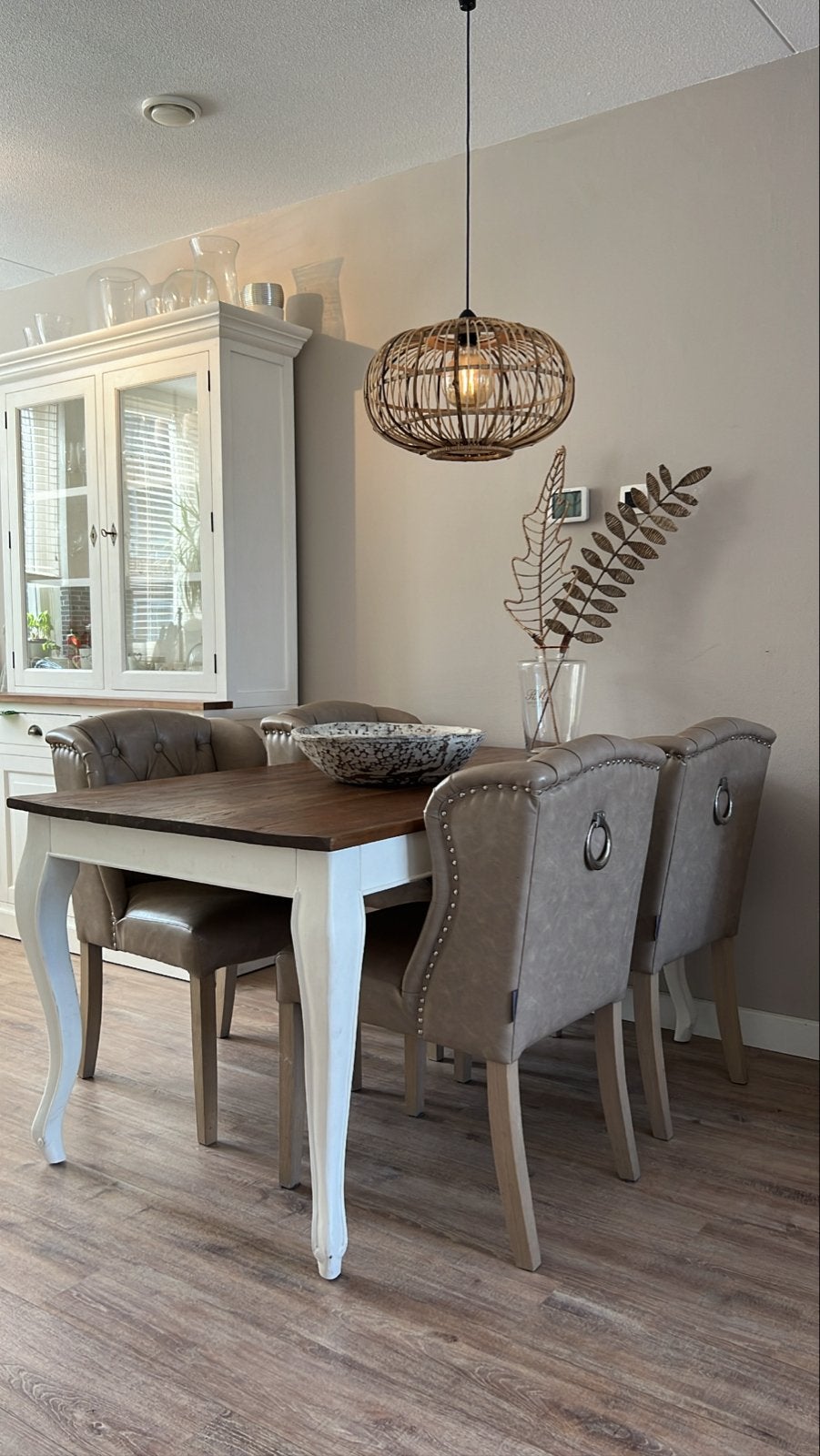Eettafel 160x90, Ophalen, Gebruikt, 50 tot 100 cm, 150 tot 200 cm