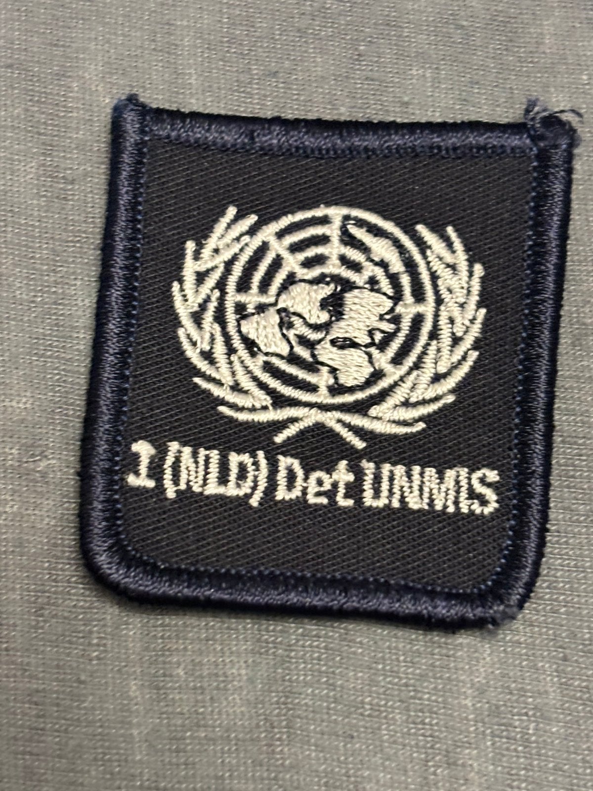 5x5 borst embleem 1(NLD) Det Unmis, Verzenden, Marine, Nederland, Embleem of Badge