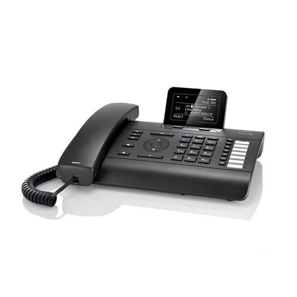 Siemens Gigaset DE410 IP PRO decttelefoon zwart, Verzenden, Gebruikt