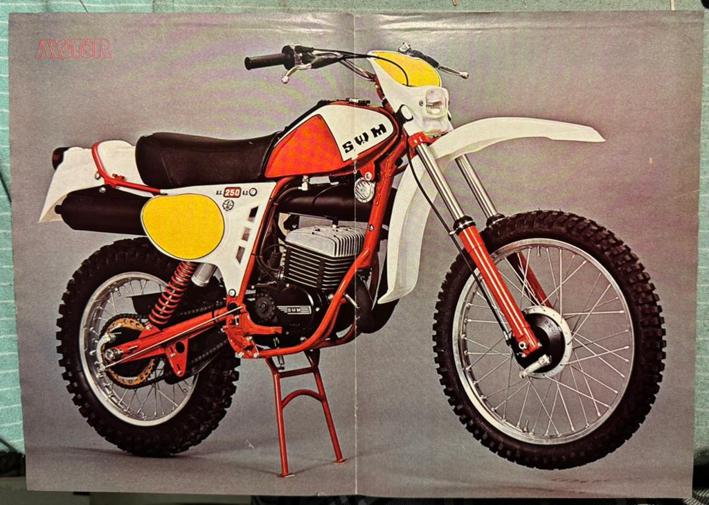 Poster SWM GS250, Verzenden, Zo goed als nieuw, Motoren