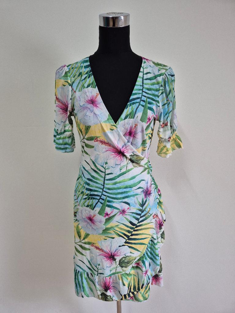 J449 - Nieuwe zomerse Angelle Milan jurk maat M (ook in XL), Blauw, Maat 46/48 (XL) of groter, Nieuw, Ophalen of Verzenden
