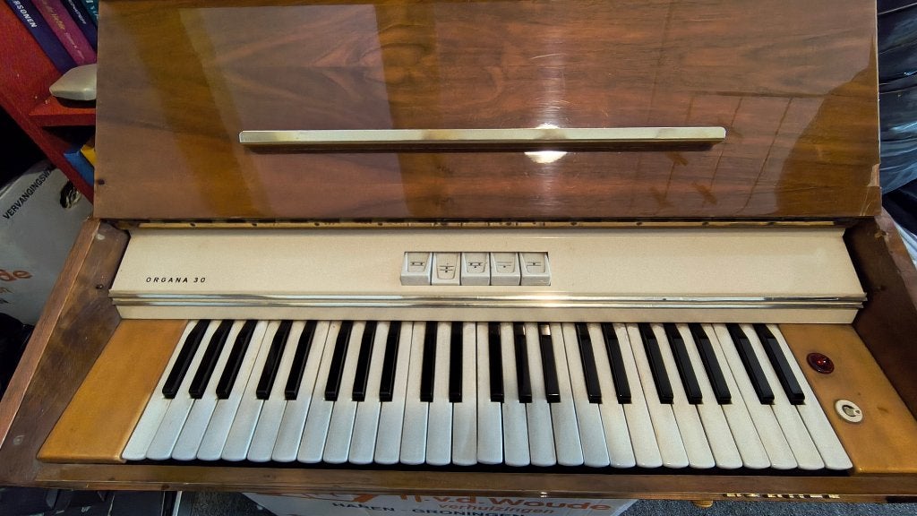 Hohner Organa 30 Harmonium/ accordeon orgel, Ophalen, Zo goed als nieuw, 1 klavier, Harmonium