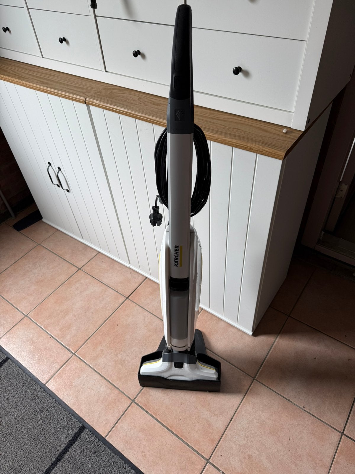 Karcher dweil, Ophalen