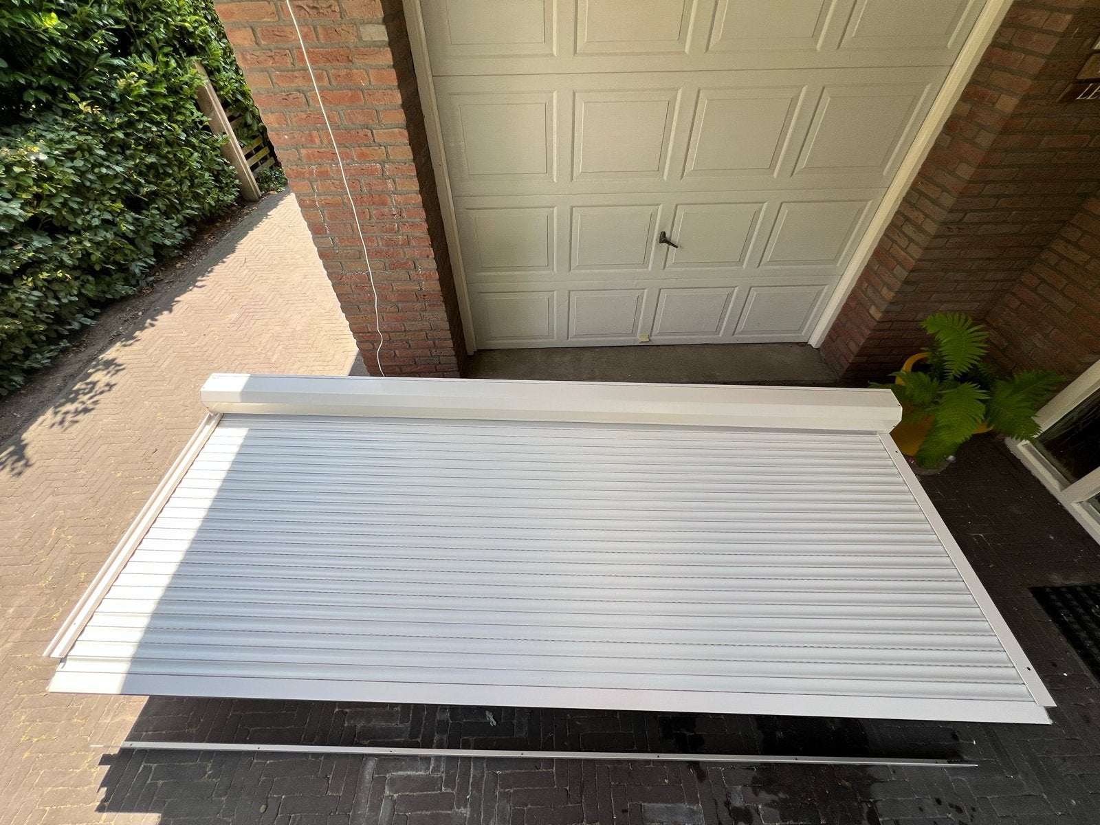 Heroal RS42 elektrisch rolluik Somfy RS100 IO 316x118 cm, Doe-het-zelf en Verbouw, Rolluiken, Ophalen, Gebruikt, 100 tot 150 cm