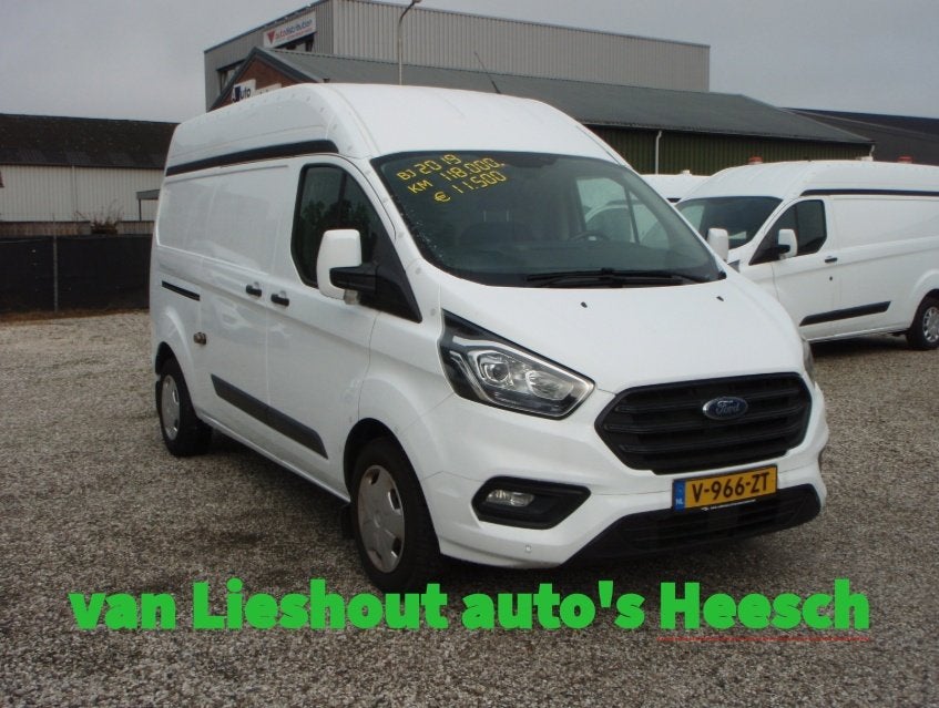 Ford Transit Custom 320 Trend L2H2 nette auto 118387 km bj 1, Auto's, Bestelauto's, 4 cilinders, Wit, Origineel Nederlands, Bedrijf