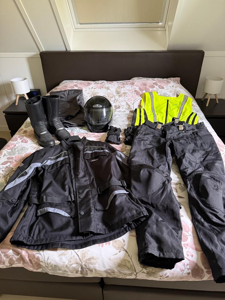 Conpleet Motorpak met alle toebehoren, weinig gebruikt, Motoren, Kleding | Motorkleding, Ophalen, Tweedehands, Combipak