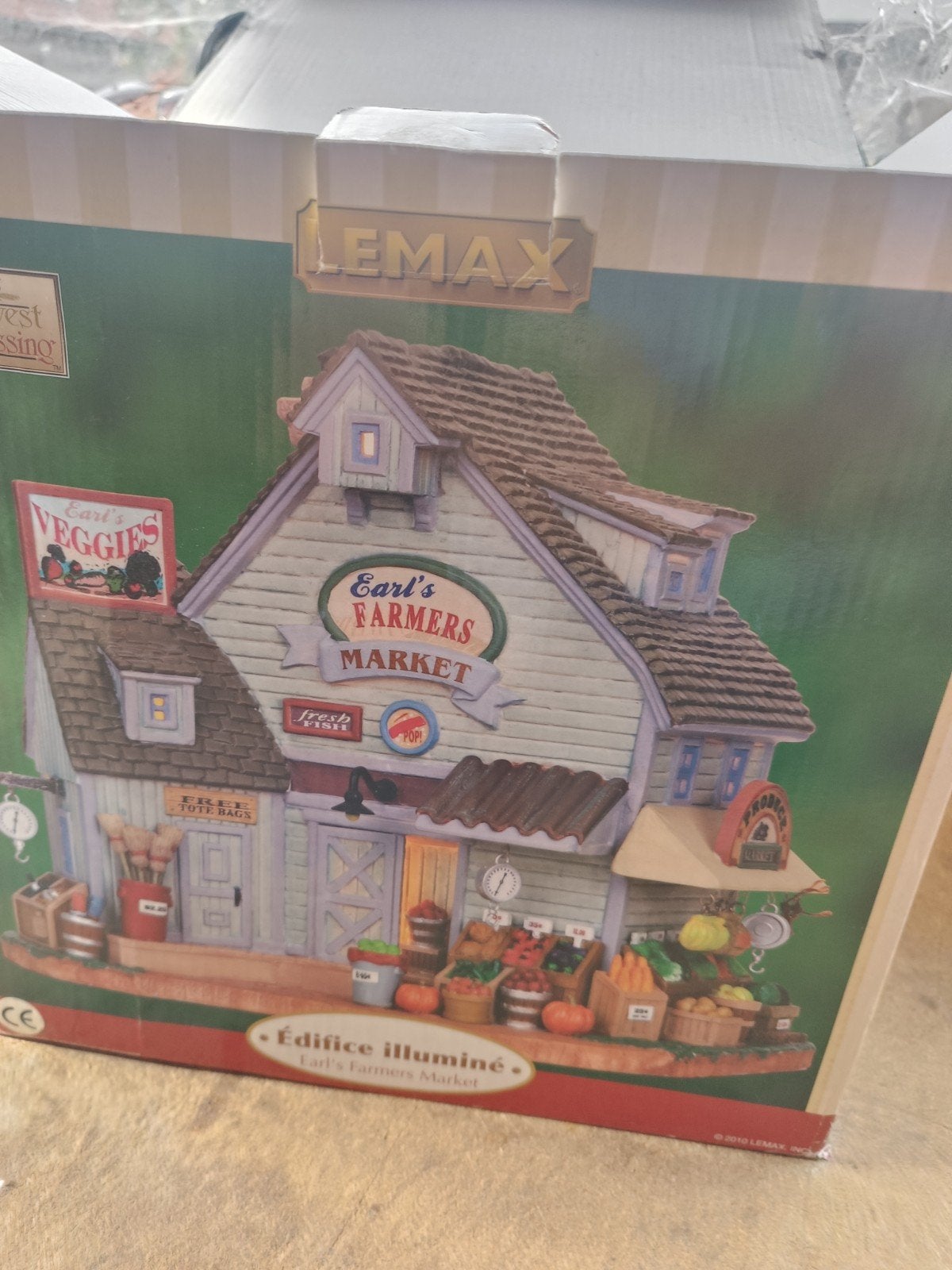 Lemax kerstdorp. Harvest Crossing. Earl's Farmers Market., Ophalen of Verzenden, Zo goed als nieuw
