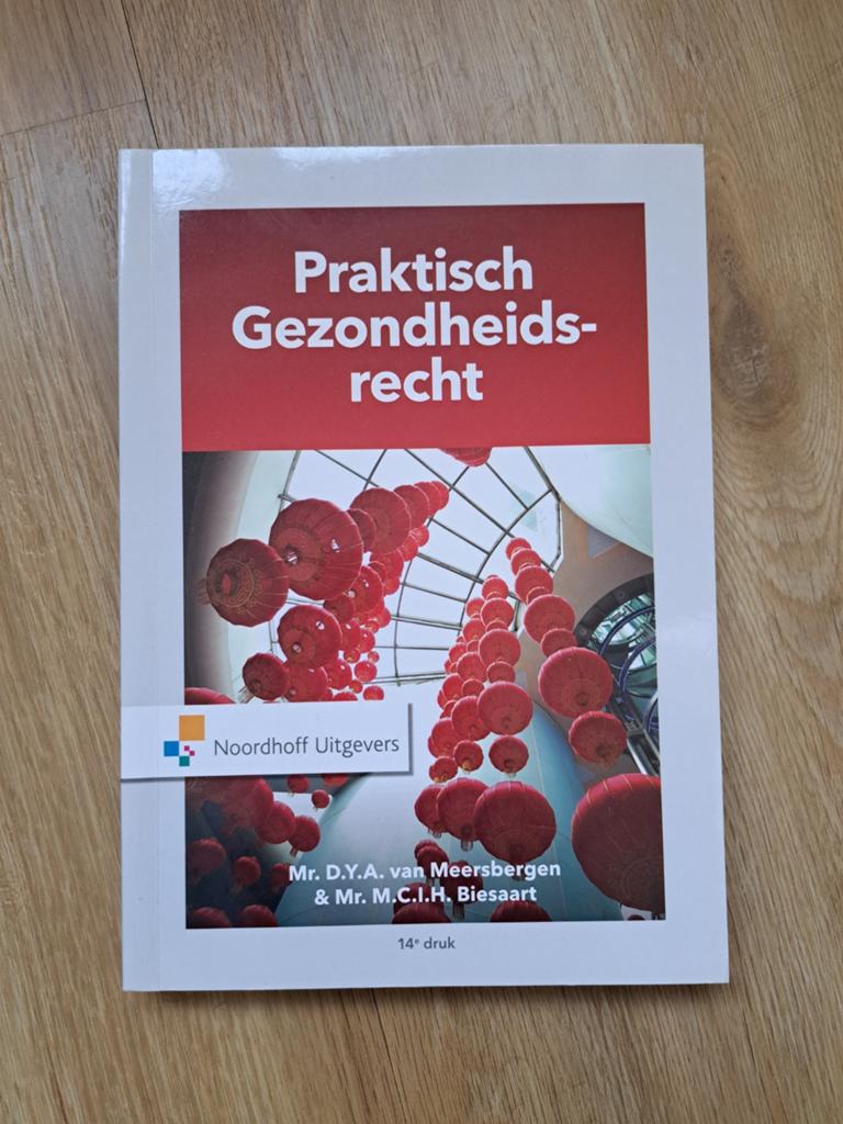 D.Y.A. van Meersbergen - Praktisch gezondheidsrecht, Boeken, Wetenschap, Zo goed als nieuw, Sociale wetenschap, Ophalen of Verzenden