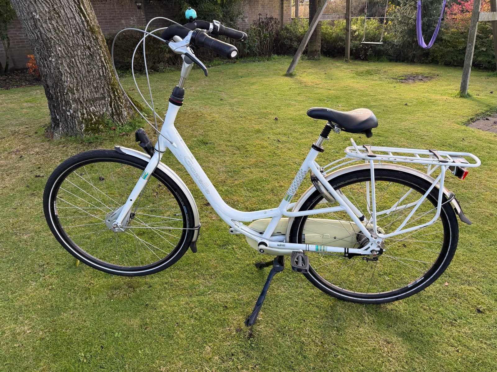 Gazelle Bloom moederfiets - Wit - 7 versnellingen, Fietsen en Brommers, Ophalen, Versnellingen, 0 zitjes, Gazelle
