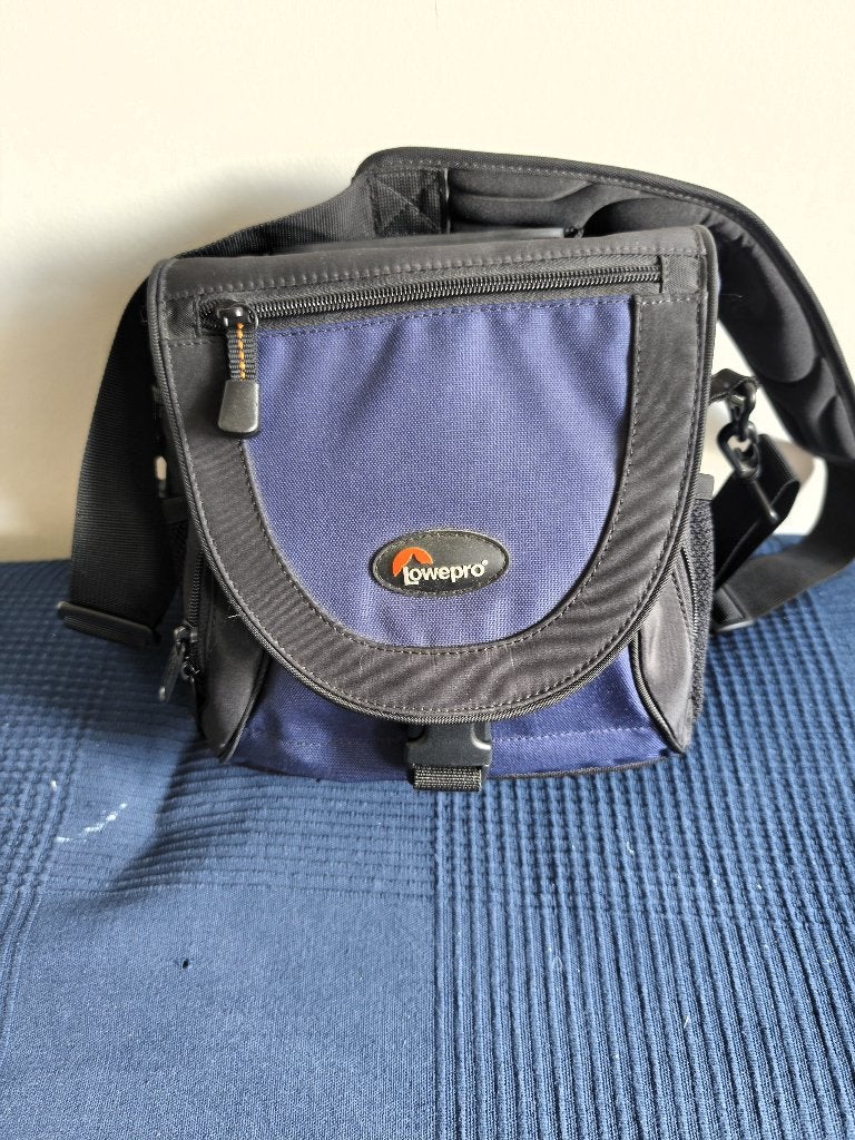 Lowepro fototas, Audio, Tv en Foto, Ophalen, Blauw, Gevoerd, Schoudertas