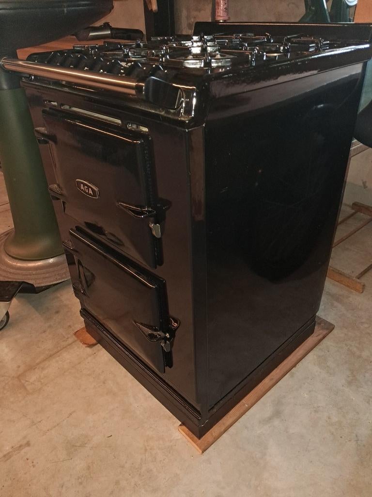 AGA Kookfornuis met twee elektrische ovens. Nog nieuw, Ophalen, Minder dan 45 cm, Gebruikt, Oven