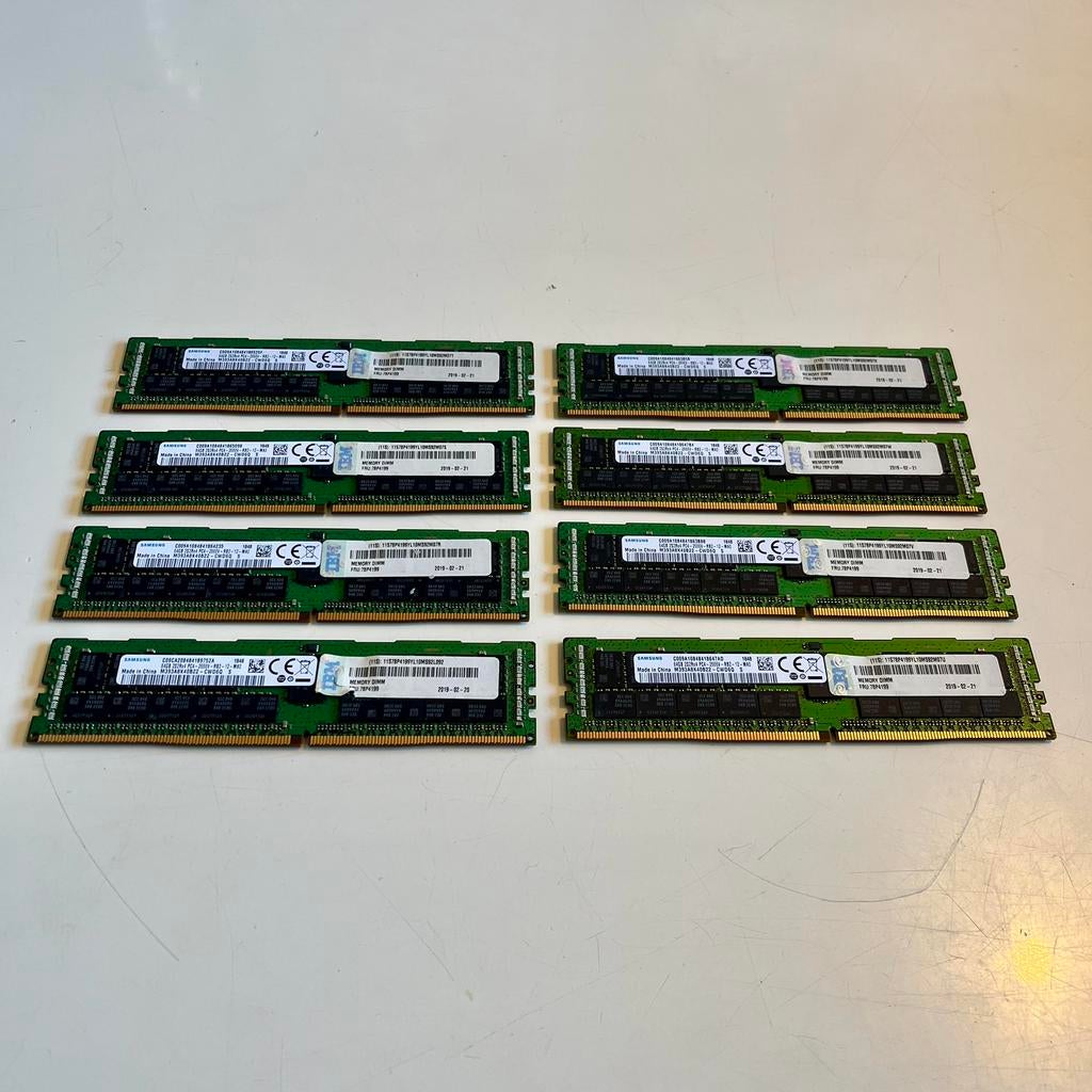 512GB (8x64GB) Samsung DDR4 RDIMM ECC RAM - 2S2Rx4 PC4-2666V, Computers en Software, RAM geheugen, Ophalen, Server, DDR4, Zo goed als nieuw