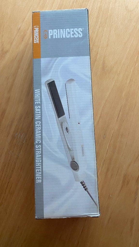 Princess White Satin Ceramic Stijltang, Ophalen of Verzenden, Zo goed als nieuw, Overige typen