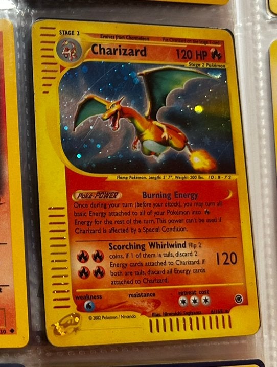 Charizard 2002 pokemon, Hobby en Vrije tijd, Verzamelkaartspellen | Pokémon, Ophalen of Verzenden, Losse kaart