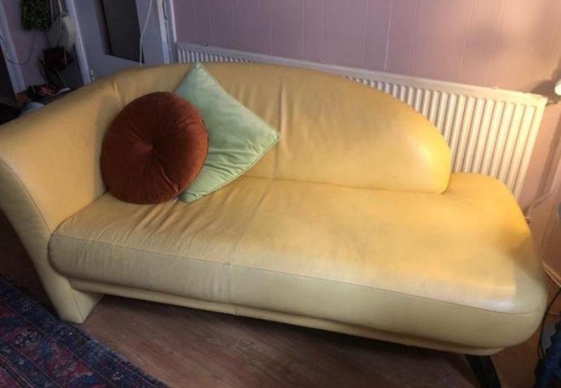 Chaise longue / Sofa, Ophalen, 150 tot 200 cm, Driepersoons, 75 tot 100 cm