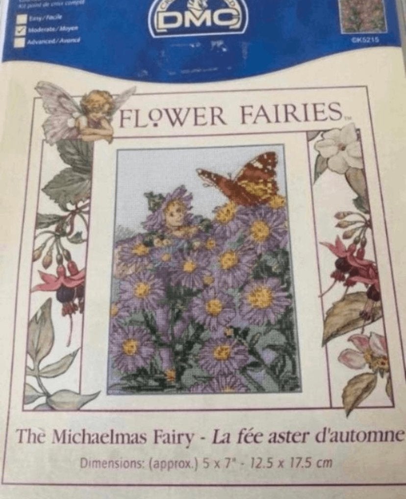 BORDUURPAKKET FLOWER FAIRIES THE MICHAELMAS FAIRY, Hobby en Vrije tijd, Borduren en Borduurmachines, Verzenden, Nieuw, Handborduren