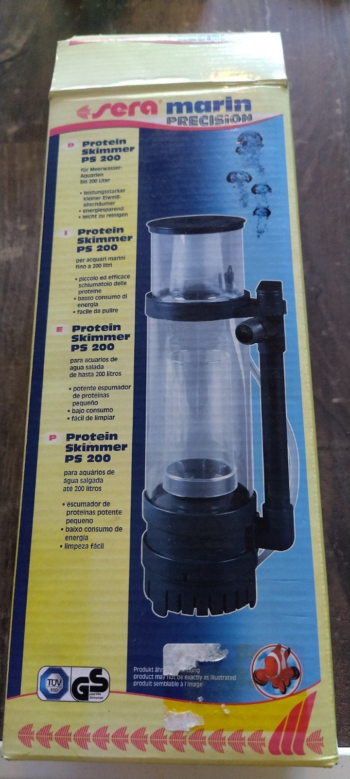 Sera Marin Protein Skimmer PS 200 eiwitafschuimer, Ophalen of Verzenden, Gebruikt, Filter, Sera