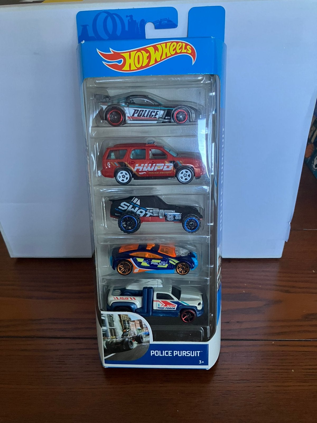 Hot Wheels Police Pursuit 5 Pack, Ophalen of Verzenden, Nieuw