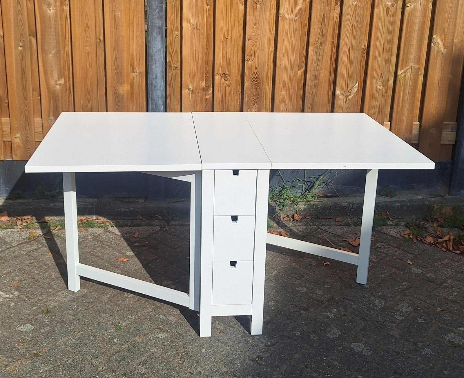 ikea Norden klaptafel wit, Ophalen, Gebruikt