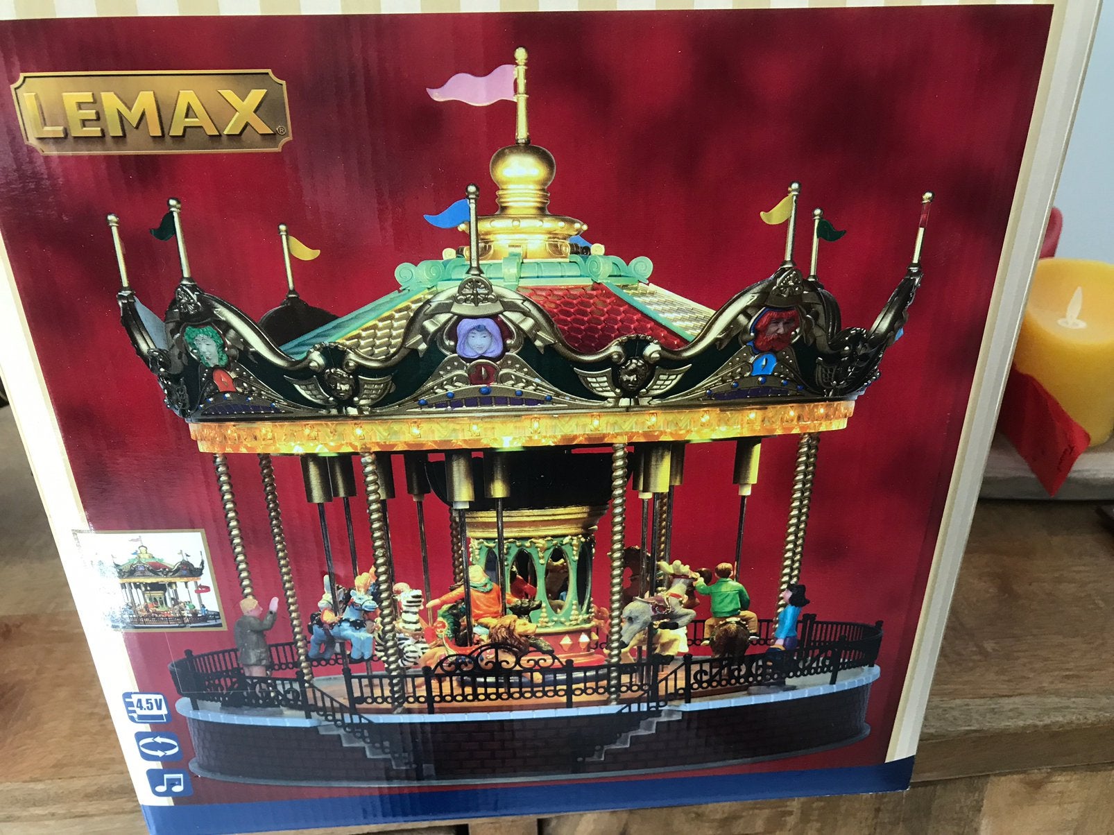 Lemax santa caroussel, Diversen, Ophalen, Gebruikt