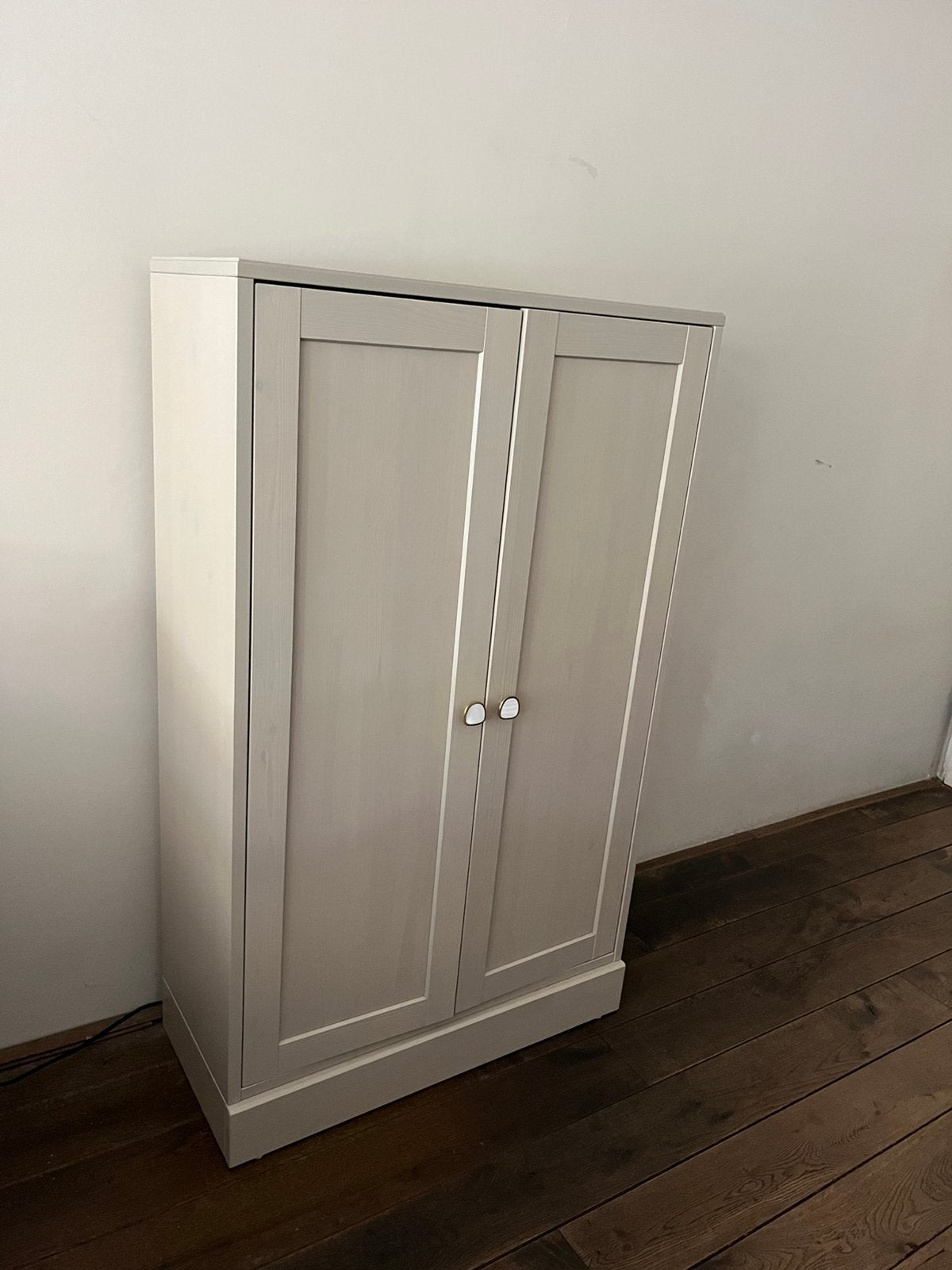 Ikea Havsta kast met plint Grijsbeige, Huis en Inrichting, Kasten | Computermeubels, Ophalen, 70 tot 120 cm, 120 tot 170 cm, Zo goed als nieuw