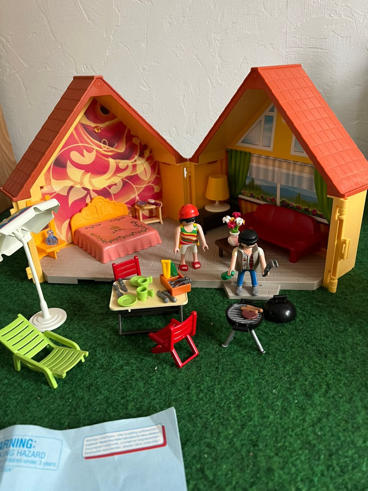 Playmobil meeneem vakantie huisje 6020, Ophalen of Verzenden, Zo goed als nieuw
