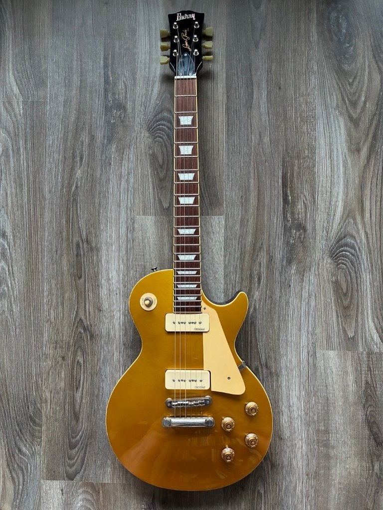 Burny Super Grade Gold Top (Gibson Les Paul kopie), Muziek en Instrumenten, Ophalen, Gebruikt, Solid body, Overige merken