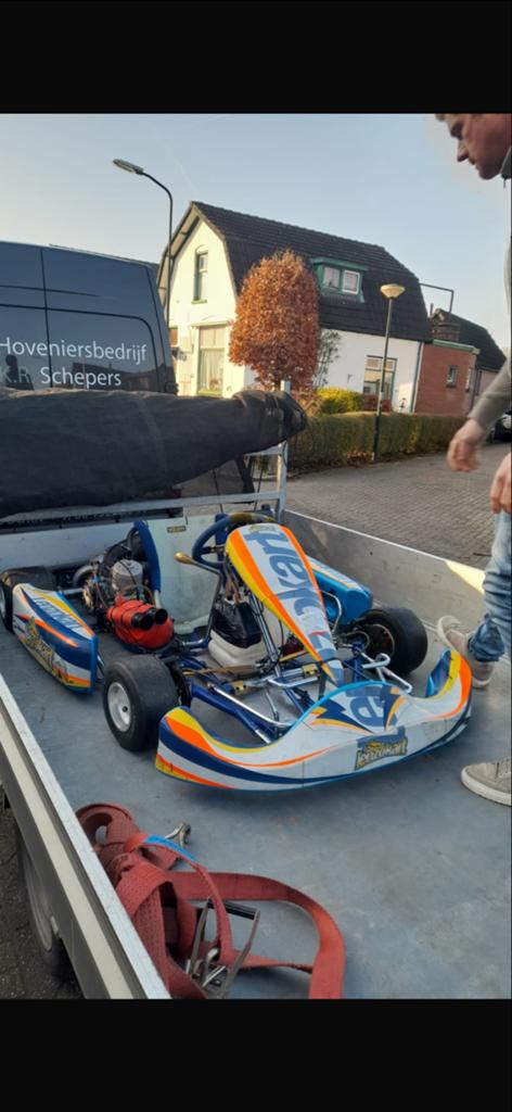 Lenzo Kart 200cc schakel kart watergekoeld 2019)special blok, Sport en Fitness, Ophalen, Zo goed als nieuw, Kart